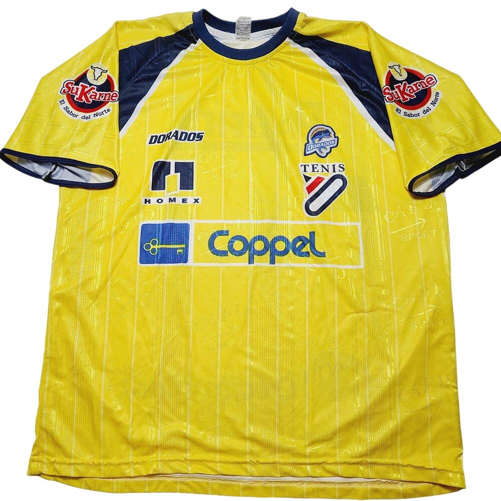 Dorados de Sinaloa Soccer Jersey Men's L/XL 90's Mexican Futbol